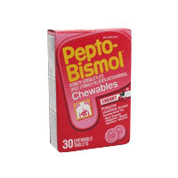 Pepto-Bismol Tablets, Cherry Relieves Heartburn - 30 Each
